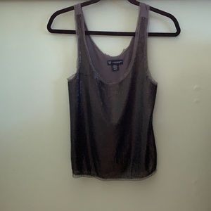 American Eagle grey sequence top